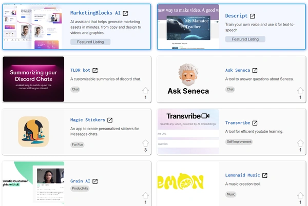 FutureTools- 900+ Collection of Generative AI Tools - Flow Card Image