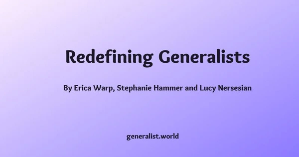 Unleashing the Power of Generalists: The White Paper Launch! - Flow Card Image