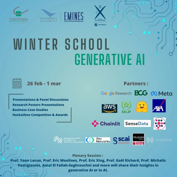 Winter School in Generative AI: Your Gateway to Innovation! - Flow Card Image
