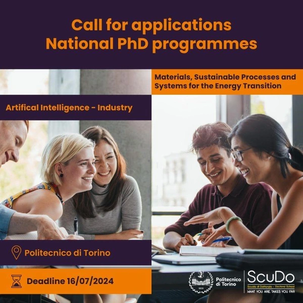PhD Program in AI and Robotics at Politecnico di Torin - Flow Card Image