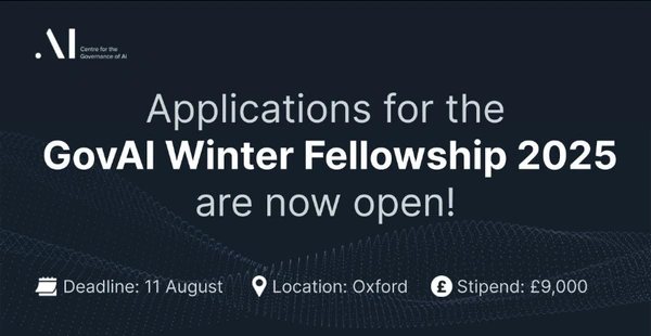 Fully Sponsored GovAI Winter Fellowship at Oxford, UK - Flow Card Image