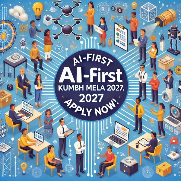 AI-First Kumbh Mela 2027: Apply to Participate Online or in Nashik - Flow Card Image