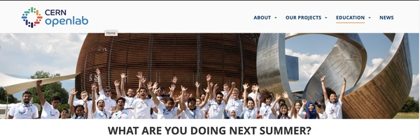 CERN Openlab Summer Student Programme 2025 - Flow Card Image