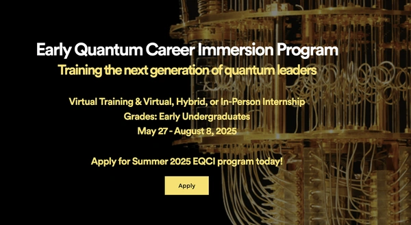 Qubit by Qubit's Early Quantum Career Immersion (EQCI) Program - Flow Card Image
