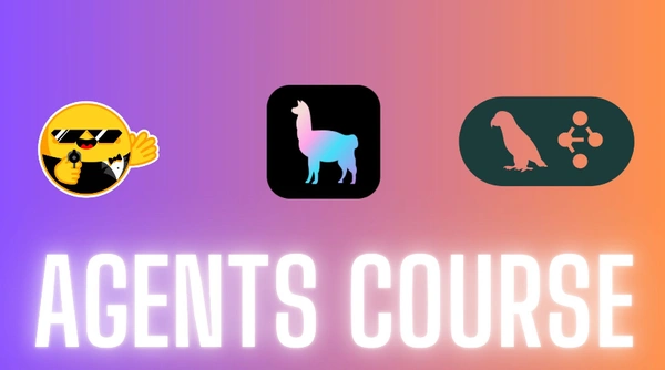 Hugging Face Agents Course 2025: Build & Deploy AI Agents - Flow Card Image